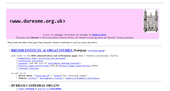 Desktop Screenshot of duresme.org.uk